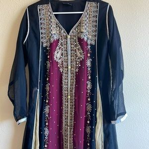 Pakistani/indian 2 piece suits ladies wedding & party ware dress